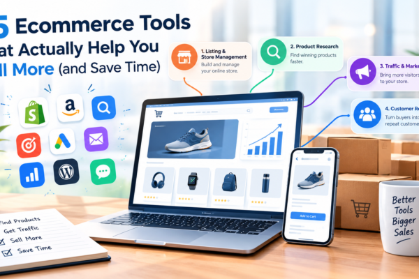 15 Ecommerce Tools That Actually Help You Sell More (and Save Time)